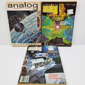 Analog Science Fiction / Fact Magazine Vintage 3 Issues Lot (1961, 1978)